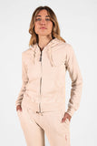 FELPA FULL ZIP LIGHT 280 "TERRA" DONNA