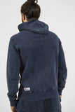 SWEATSHIRT FULL ZIP STONE WASHED MAN