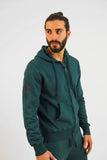 MAGLIA COTONE FULL ZIP  "TERRA" UOMO